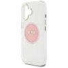 Etui Guess IML Metal Colored Circle      Classic Logo MagSafe do iPhone 16 różowy